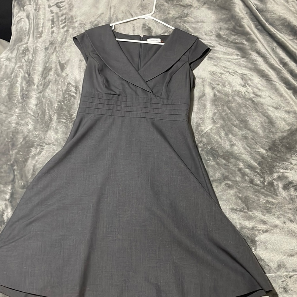 Slate blue, size 10, Calvin Klein dress